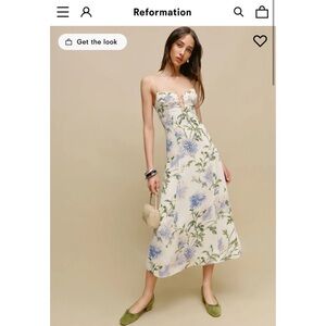 Reformation Emely Dress - Serenity Size 0